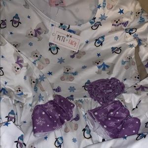 Little Girls winter animal dress in a size 10/12